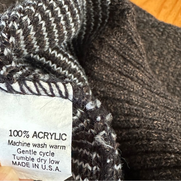 LAVANE New York Men's Abstract Sweater M Vintage - Picture 8 of 8